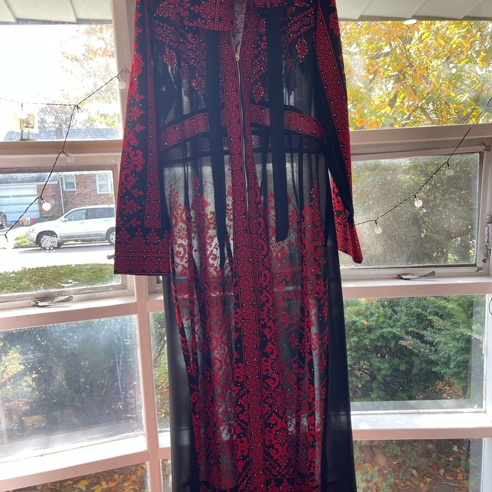 Palestinian embroidery Abaya